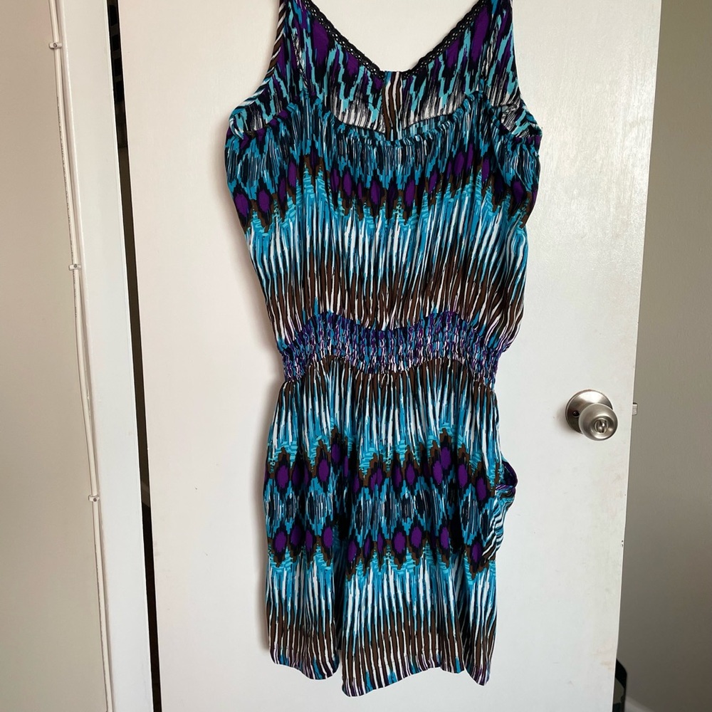 Fashion to Figure Multicolor Ruffle Romper - Size 3X - Picture 6 of 12